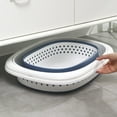 thumbnail image 4 of Clearance! Collapsible Plastic Laundry Basket - 30L(7.9 Gallon) Foldable Small Laundry Basket with Handles, for Laundry, Camping, Indoor and Outdoor, 4 of 4