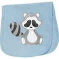 thumbnail image 2 of Inktastic Cute Woodland Animal Raccoon Baby Burp Cloth, 2 of 3
