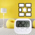 thumbnail image 2 of 1 termómetro digital LCD, higrómetro para interiores y exteriores, reloj de humedad, lectura en LCD de 0 ℃ a 50 ℃, 2 of 5