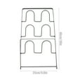 thumbnail image 2 of AURARMLET 1Set Multi-layer Slippers Holder Iron Black for Home Use Storage, 2 of 8