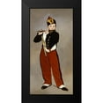 thumbnail image 2 of Manet, Edouard 14x24 Black Modern Framed Museum Art Print Titled - The Young Flautist, 2 of 5