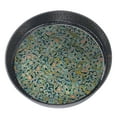 thumbnail image 4 of Tea Cup Tray, Decorative Tea Serving Tray Portable Alloy Complex Pattern Durable Lightweight  For Porch Blue,Black,Green, 4 of 8