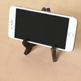 thumbnail image 6 of 4 Pieces Black Wooden Easel Mahogany Finish Display Stand Plate Holder for Picture Frame Folding Display Stand (5 Inches), 6 of 7