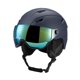 thumbnail image 1 of Casco para deportes de nieve con gafas de esquí, cubierta para los oídos, casco de esquí cálido para exteriores Azul 59 a 61cm, 1 of 8