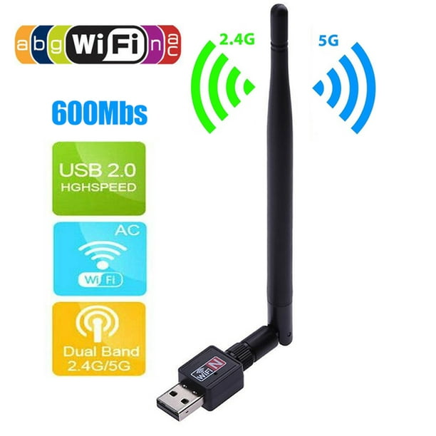 Besufy Internet Wireless WiFi Router Adapter LAN Card Dongle with Antenna - Walmart.com
