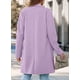 thumbnail image 2 of Blazer PRETTYGARDEN Otoño 2025 Manga Larga Morado Talle M, 2 of 8