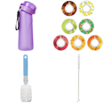 thumbnail image 1 of Botella Bebida 650ML Reutilizable Flavo Camping Senderismo Drinkware () Rojo Púrpura, 1 of 9