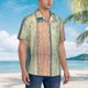 thumbnail image 3 of Fotbe Hardwood Camisa Hawaiana para Hombre Unisex – Camisa Casual de Verano con Botones de Manga Corta de Algodón y Lino,3X-Large, 3 of 7