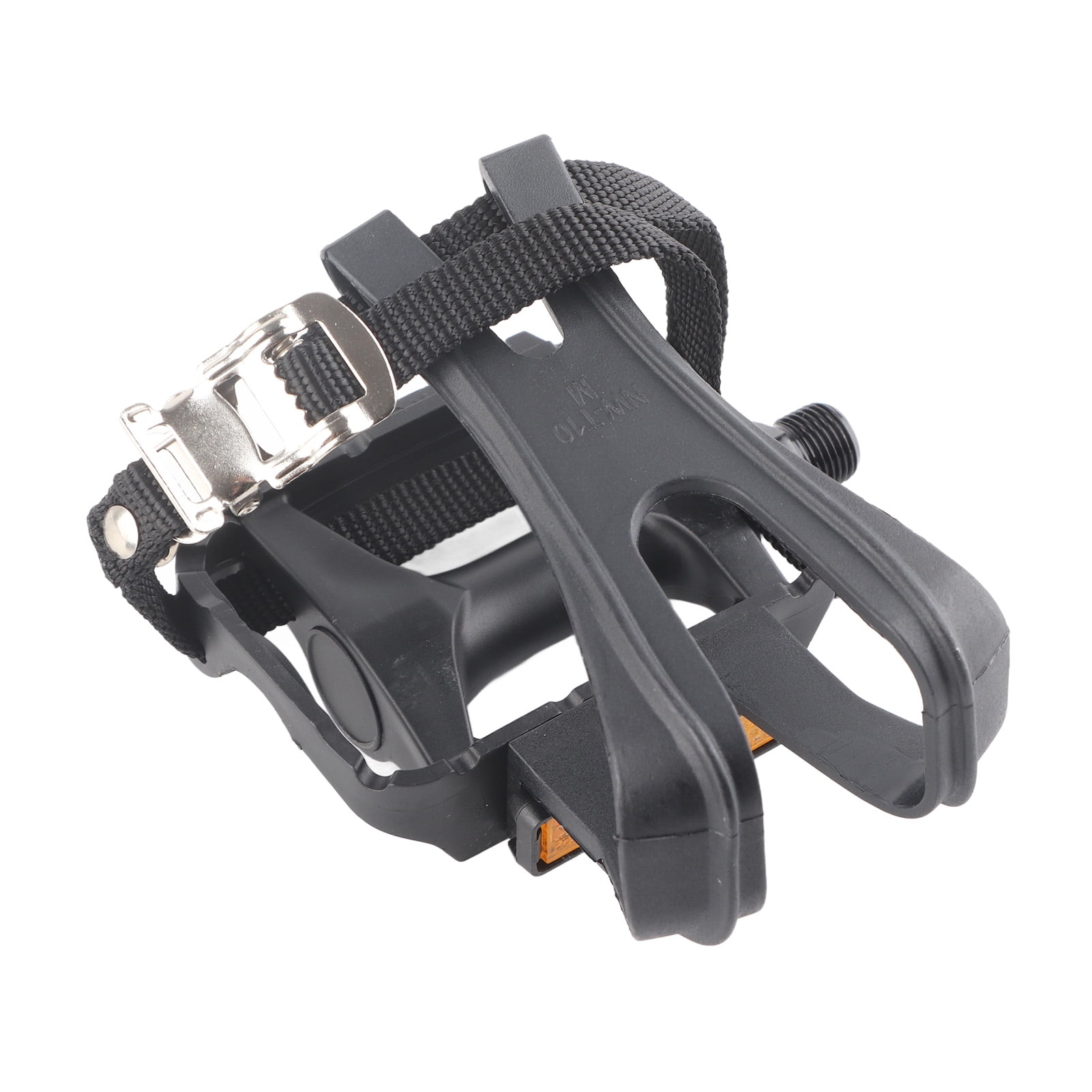 Pédales De Vélo Avec Clips Et Sangles - 1 Paire En Nylon Robuste, Cale-Pieds Ajustables Pour Cyclisme, VTT, Route Et Vélo D'Appartement