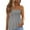 460#Gray, variant on Womens Striped Tie Dye Tube Tops Smocked Ruffled Strapless Backless Bandeau Tops Gray L