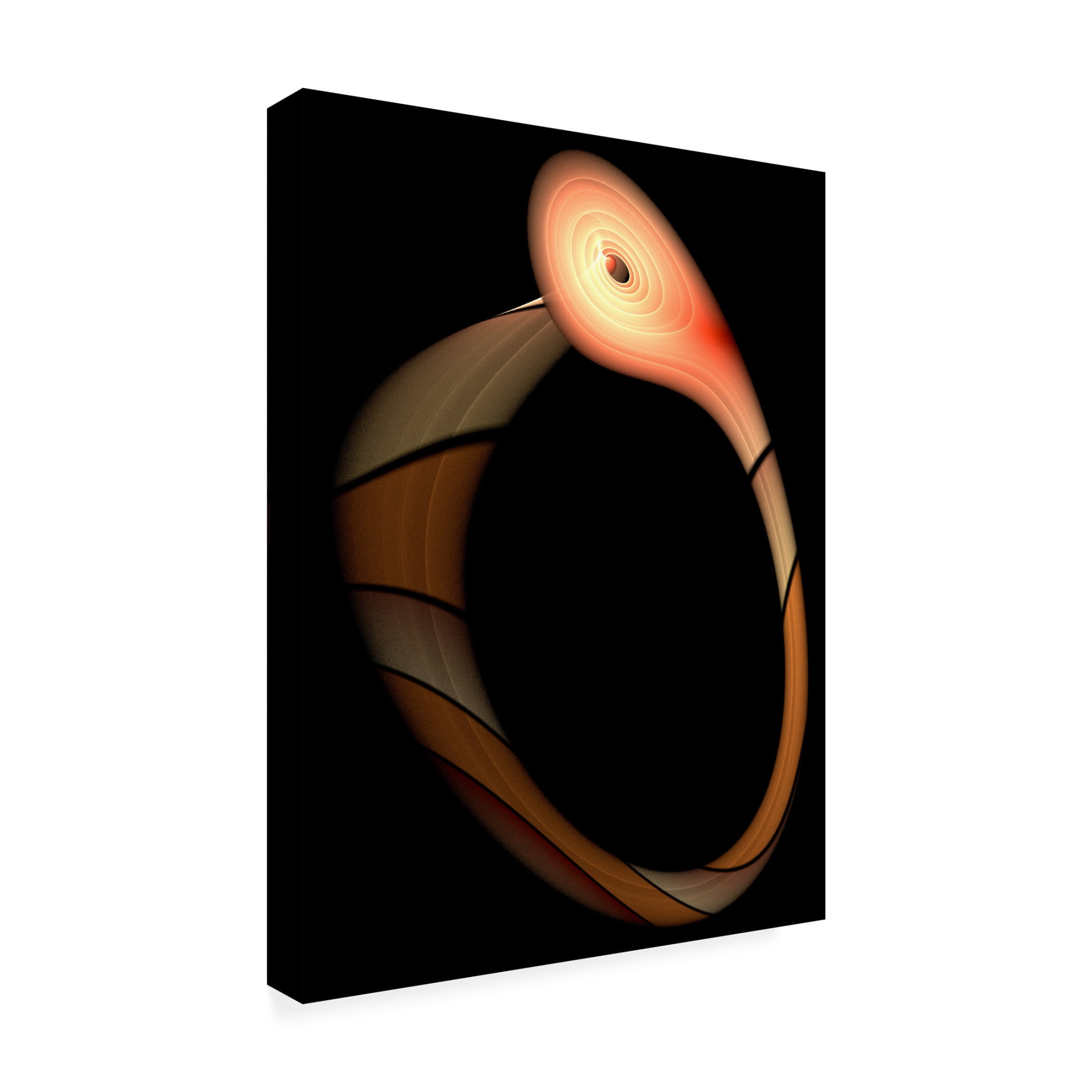 Trademark Fine Art Mystic Number  The Snake: Biting its Tail Canvas Wall Art