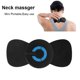 thumbnail image 1 of Masajeador de cuello portátil, Mini eléctrico, conveniente, pegatinas de masaje Cervical inteligente, masajeador de meridianos, alivio del dolor muscular Tan Jianjun unisex, 1 of 1