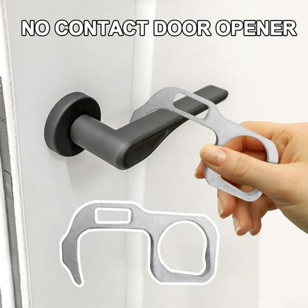 Metal Door Opener Closer No Contact Door Handle Press Elevator Button Pusher Portable Hand Tool Shape Of Key Walmart Canada