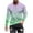 Mint Green, variant on CHGBMOK Mens T Shirts Casual Round Neck Long Sleeve Pullover Printed T-Shirt Blouse,Sizes S-5XL