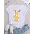 thumbnail image 3 of Casual Women'S Fashion T-Shirt Round Neck with Animal Pattern Polyester for Leisure Wear, 3 of 8