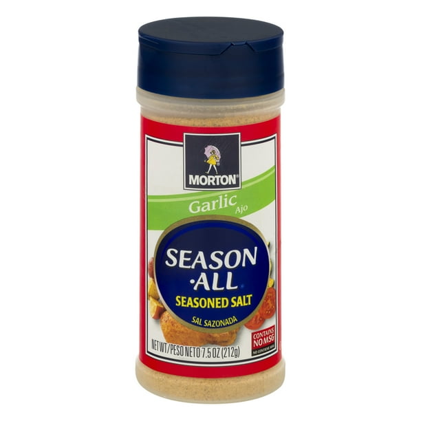 (2 Pack) Morton SeasonAll With Garlic Seasoned Salt, 7.5 oz Walmart