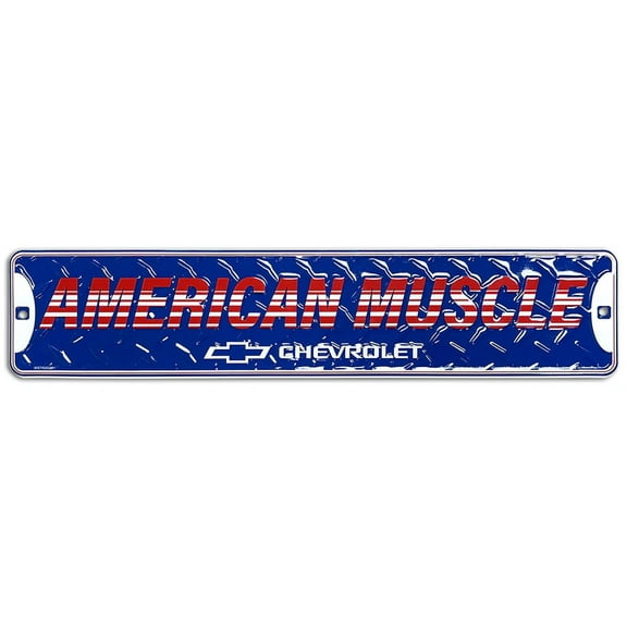 Hangtime CHEVROLET - American Muscle Chevrolet  4x18 inch Street Sign