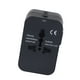 thumbnail image 3 of Adaptador de enchufe de alimentación con dos puertos USB, adaptador de enchufe internacional, CA 100-240 V, enchufes EE. UU., RU, UE, AU, negro, 3 of 9