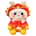 thumbnail image 1 of Dragón de peluche de juguete, muñeco de dragón creativo, animal de peluche de dragón ligero, figura de dragón chino, juguetes para regalo de, 1 of 9