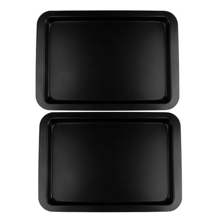 

1 Set 2Pcs Rectangular Non-stick Bread Pan Cake Tray Baking Pan (Black)