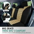 thumbnail image 5 of FH Group Universal Fit Car Seat Covers for SUV, VAN Sedan 3D Air Mesh -  3 Row Full Set Beige, 5 of 8