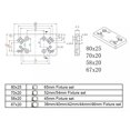 thumbnail image 5 of Accessoires de Machine à Fraiser CNC Table Coulissante Multifonction pour Zaxis Hauteur Réglable Nema17/23 42BYG57 Stepper, 5 of 5
