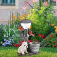 thumbnail image 3 of Animal Lawn Lamp,Garden Colorful Cat Statue Light for Patio Balcony Yard Lawn Pathway Vegetable Patch, 3 of 7