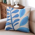 thumbnail image 6 of Floral Farmhouse Colorful Watercolor Flower Throw Pillow Covers 16"x16", Set Of 4, Linen Study Sofa Cushion Cover Indoor Living Room Home Decor, 6 of 7