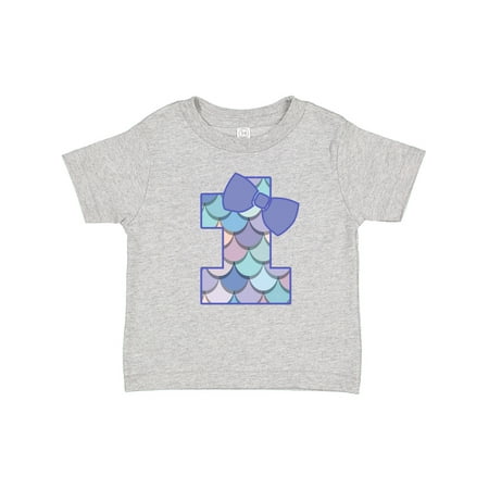 

Inktastic 1st Birthday Mermaid 1 Year Old Gift Baby Girl T-Shirt