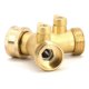 thumbnail image 5 of 2X Conector de Grifo de Jardín de VáLvula Y de Latón Divisor de Manguera de 2 Vías de 3/4 Pulgadas Con Juego de Grifo Exterior de Grifo de Agua de Latón de 2 X3 / 4 Pulgadas, 5 of 5