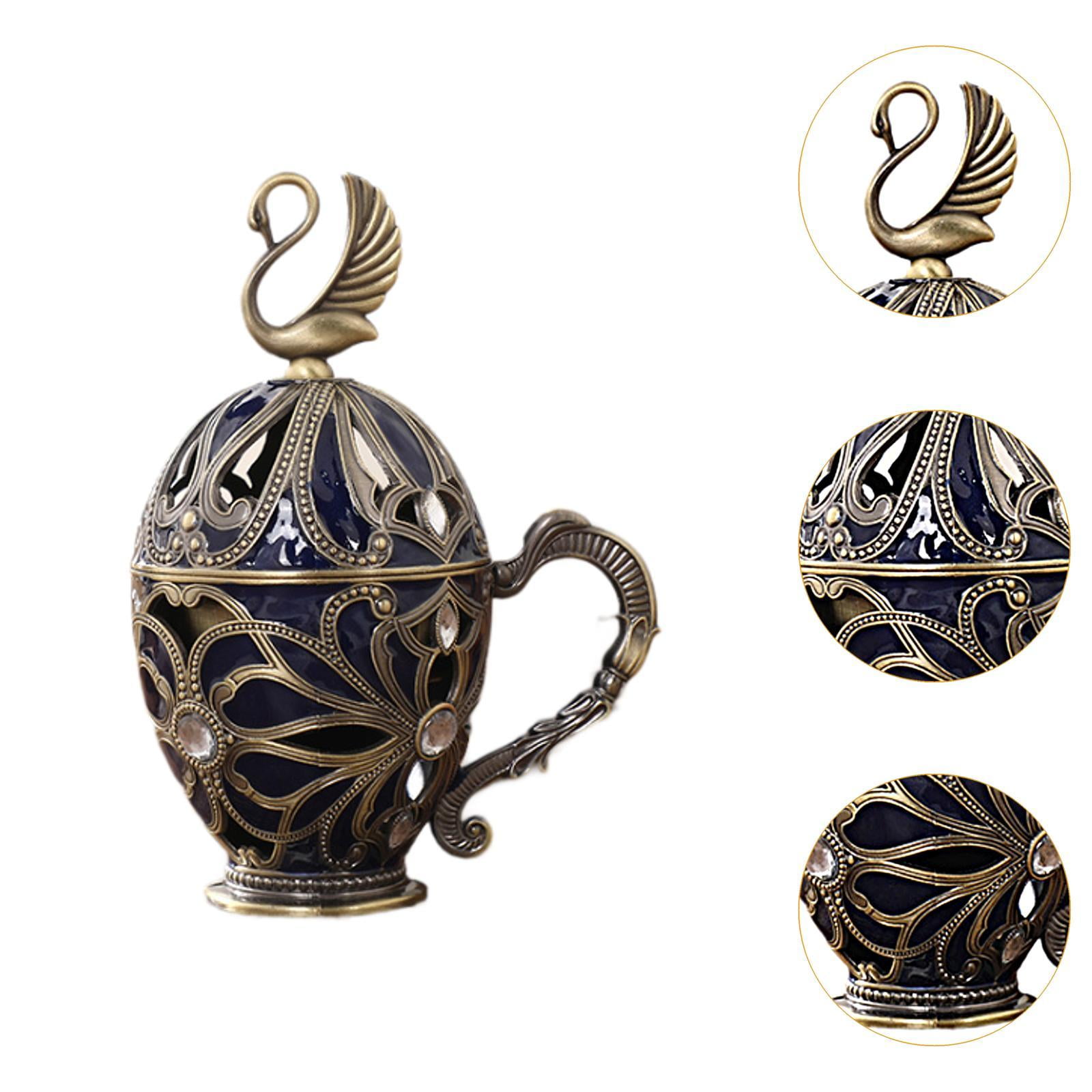 WLPZXP Incense Burner Unique Ash Catcher Censer Incense Stand Incense Holder for Sticks Blue