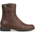 thumbnail image 2 of Vionic Women's Jill Zip Short Boot Coffee Leather 9.5M, 2 of 6