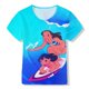 thumbnail image 1 of Camiseta Kawaii Disney Lilo Stitch, camisetas de verano para mujer, camisetas con estampado gráfico de corazones de punto de dibujos animados, camiseta bonita de Anime de Disney para mujer 160 Gao Jinjia LED, 1 of 2