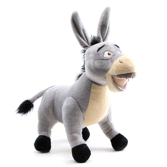 Muñeca de peluche Donkey Shreks, 30 cm, anime, para decoración