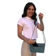 thumbnail image 5 of Cowhide Leather Womens Shoulder Purse Small Cross Body Organizer Bag with..., 5 of 9