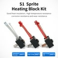 thumbnail image 2 of Sprite Extruder Upgrade Heater Block Kit High Temperature 300℃ with Bimetal Heatbreak Plated Copper Heater Block Nozzle DIY Assembled Compatible with Creality Ender-3 /CR-10 Smart Pro, 2 of 7