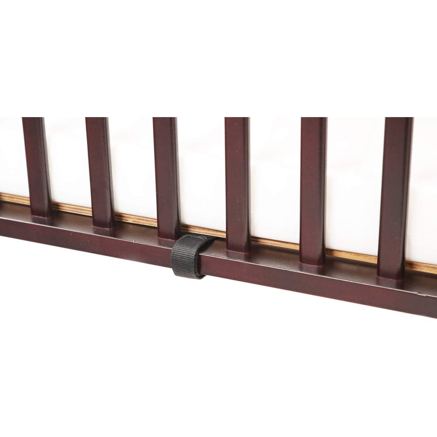 L.A. Baby Commercial Grade Full Size Wooden Folding Crib, Cherry