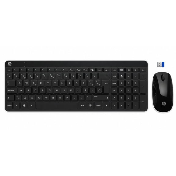 Spanish Wireless Keyboard and Mouse Spanish Computer Language Keyboard Layout HP