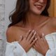 thumbnail image 3 of Sterling Silver Snake Ring, Anxiety Rings for Women, Adjustable Heart Ring, Valentine's Day Jewellery Gift for Girls, Zirconia, Cubic Zirconia, 3 of 5