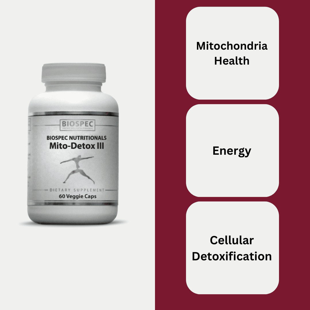 Biospec Nutritionals Mito-Detox III – N-Acetyl Cysteine (NAC), Acetyl L-Carnitine, Alpha Lipoic Acid (ALA), Co-Q-10 – Comprehensive Metabolic ‘Tune-up’