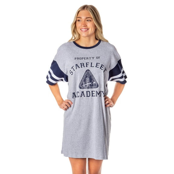 Star Trek Womens' Property Of Starfleet Academy Nightgown Pajama Shirt