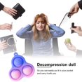 thumbnail image 4 of 2021 New Fidget Dimple Toy Keychain Pendent, Silicone Bubbles Flipping Board Toy, Stress Relief Simple Sensory Dimple Toy for Concentration Training, Hand Exercise Educational Toy for Kid Adult (#40), 4 of 8