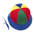 thumbnail image 3 of TOPTIE Propeller Hat Whimsical Rainbow Bucket Cap Colorful Hat for Youth & Women-Green, 3 of 8
