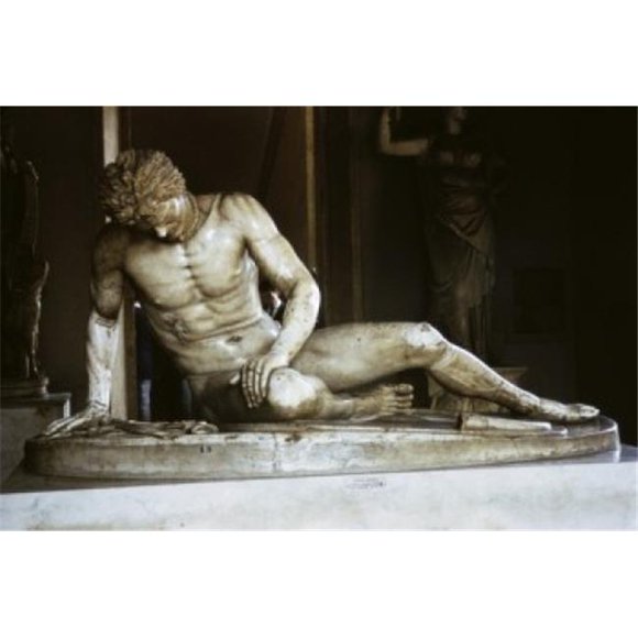 Superstock SAL2180486339LARGE la Mort Gaul Ca.230 Bce Art Grec Marbre Museo Capitolino Rome Italie Affiche Impression, 24 x 36 - Grand