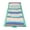 Stripe Turquoise, variant on Big Joe Kona No Inflation Needed Pool Lounger with Headrest, Tropical Palm Green Double Sided Mesh, Quick Draining Fabric, 5.5 feet Big