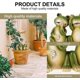 thumbnail image 4 of Miniature Frog Figurine Resin Frog Statue Collectible Cartoon Animal Figurine Sculpture, 4 of 5