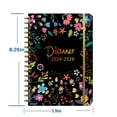 thumbnail image 3 of CSCHome Planner with Durable Coils Portable Spiral Planner with Elastic Band Pretty Cover Notebook for Office & Home School Supplies, 3 of 6