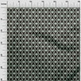 thumbnail image 3 of oneOone Georgette Viscose Sea Green Fabric Damask Scroll Sewing Craft Projects Fabric Prints By Yard 42 Inch Wide, 3 of 4