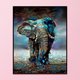 thumbnail image 5 of (SZX-C608) hilo algodón ecológico bordado 11CT 3 hebras impresión 40*50cm kit serie punto cruz elefante, 5 of 9