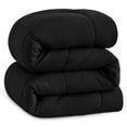 thumbnail image 6 of Ntbay King Size Down Alternative Comforter Duvet Insert, All Season Reversible Quilted Bedding with Corner Tabs, Breathable, 104x90 inches, Black, 6 of 8